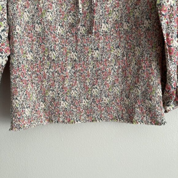 Nation LTD Abrielle Tee Superbloom Top Classic Boho Size Medium Pink Floral - Picture 7 of 12